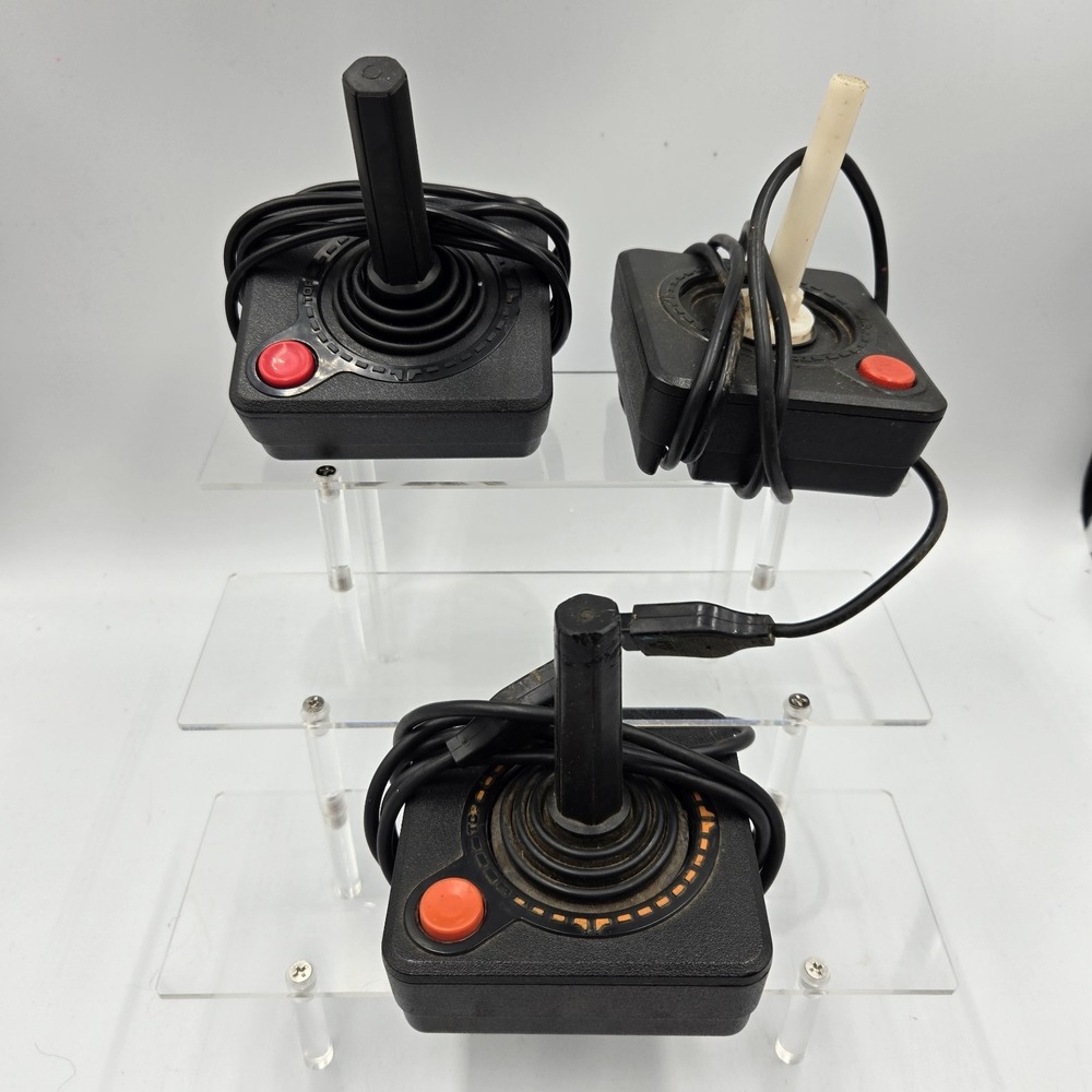 Original CX-10 Atari 2600 Joystick Controller Lot Of 3 Not Tested Good Condition
